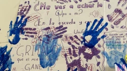 Alumnas de secundaria ETI 5 en Mazatlán se manifiestan debido a casos de acoso sexual