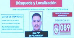Confirma la Fiscalía muerte de "El Chueco" por arma de fuego
