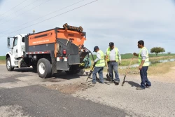 Comisión Estatal del Agua refuerza trabajo en Guaymas con maquinaria