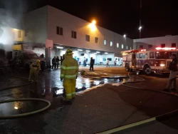 Se incendian dos camiones de empresa de valores en Culiacán