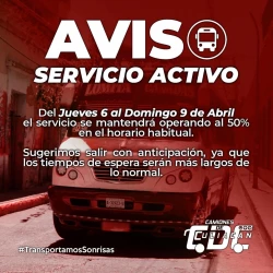 Trabajan pocos camiones urbanos en Culiacán