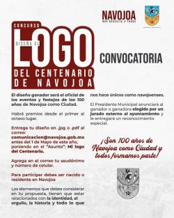 Convocan a concurso del Logo del Centenario de Navojoa
