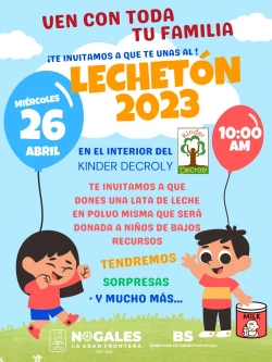 Invitan en Nogales a participar en el Lechetón 2023