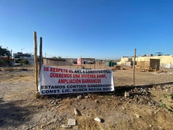 Invaden predio en el Sector Barrancos 