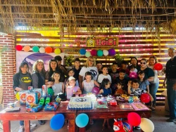 Brinda Sitrac festejo a niños y niñas, hijos de trabajadores