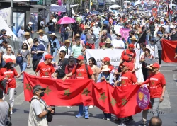 Sindicatos independientes marchan en México para exigir derechos laborales