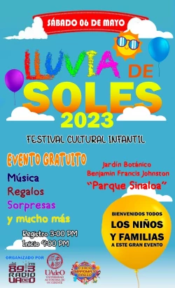 Radio UAdeO invita al festival infantil "Lluvia de soles"