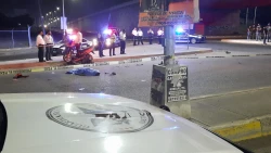 Muere moticlista al ser impactado por un auto al sur de Culiacán