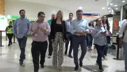 Autoridades  supervisan avance de remodelación del Aeropuerto de Mazatlán