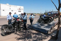 Trabaja la SSPM en operativos para prevención de accidentes en motocicletas