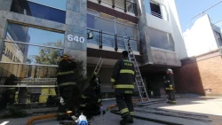 Se incendian oficinas de Inverplux en Culiacán