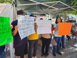 Inician huelga de hambre familias desalojadas de la colonia Cirilo Mena