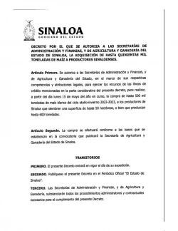 Rocha Moya exhorta a la unidad a los agricultores sinaloenses