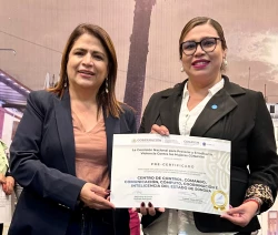 Recibe C5i Sonora reconocimiento como espacio libre de violencia de género