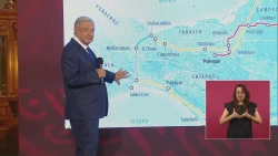 Esperan acuerdos con tema Ferrosur reitera AMLO