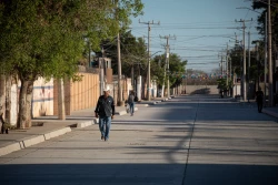 Pavimentación con concreto hidráulico llega al sector Aeropuerto