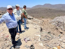 Personal del SEBIDES realiza visita de inspección a basurón de Mazatlán