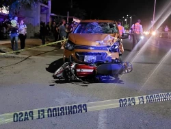Muere motociclista arrollado por automóvil sobre la carretera Navolato - Altata