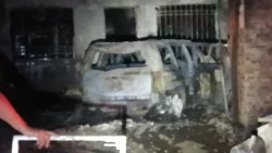 Se incendia vivienda y camioneta en el fraccionamiento San Isidro