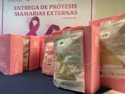 Entregan prótesis mamarias externas en Culiacán