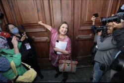 No dejan entrar a Xóchitl Gálvez  a la mañanera