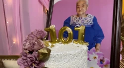 La señora Facunda celebró 101 años de vida