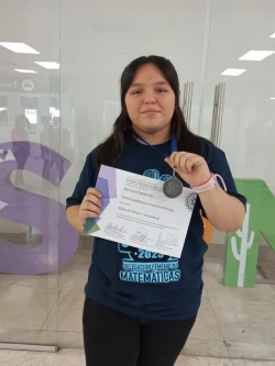 Gana alumna de Cobach Sonora medalla de plata en Concurso Nacional Femenil de Matemáticas.