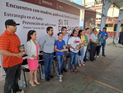 Arrancan campaña "Si te drogas, te dañas" en Secundaria Miguel Hidalgo en Mazatlán