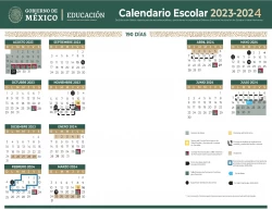 ¡Ya fue publicado el calendario escolar del ciclo 2023 - 2024!