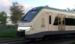 Salió el primer tren de cuatro vagones del Tren Maya