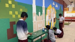 Pintan murales por la paz en secundarias de Sinaloa