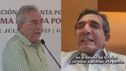 Responde gobernador Rocha a Cuén sobre denuncia de espionaje