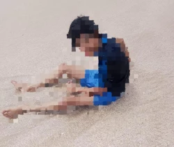 ¡Lo jala corriente marina! Turistas se salvan de morir ahogados en las playas de Mazatlán
