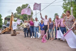 Se pavimentará calle en el Ejido Macapule