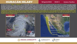 Lluvias intensas y oleaje de 2 a 4 metros en Sinaloa se pronostica por huracán Hilary: SMN