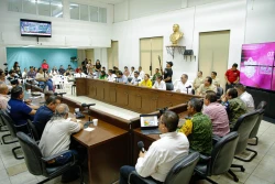 Sesiona el Comité Local de Atención de Emergencias en Mazatlán, por Huracán "Hilary"