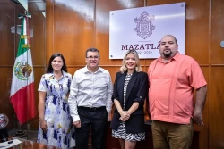 Se reúne Secretaría de Turismo en Sinaloa con Alcalde de Mazatlán por Conferencia de cruceros de la FCCA