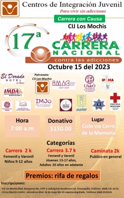 Invitan a carrera con causa