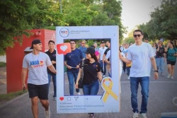 Sensibilizan sobre el cáncer infantil en Fiesta de la Laguna del Náinari
