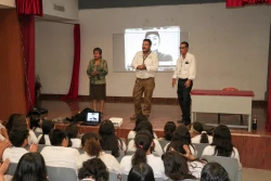 Imparte la SSPM plática preventiva contra el suicidio a jovenes del Cobach I