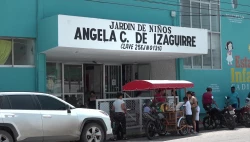 Suspenden 3 aulas de Kínder Ángela C. Izaguirre en Mazatlán por posible socavón
