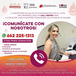 Logra captar el Gobierno de Sonora a más de mil 500 donadores de sangre en lo que va del año