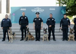 Reconoce Gobierno de Sonora labor de la unidad K-9 de la Policía Estatal en el marco del Día Nacional del Binomio Canino en México