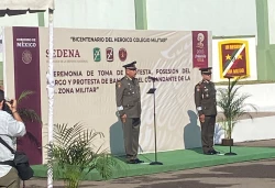 Toma protesta Porfirio Fuentes Vélez, nuevo Comandante de la Novena Zona Militar