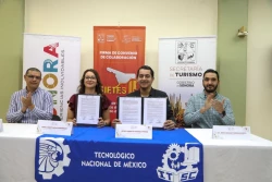 Firma Secretaría de Turismo convenio de colaboración con el Instituto Tecnológico Superior de Cananea