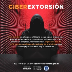 Unidad Cibernética brinda información para prevenir la Ciberextorsión