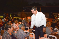 "Sigo siendo un presidente de calle" Elías Retes a colonias del 5 de Junio