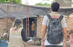 Servidores de la nación de Sinaloa trabajan en Guerrero
