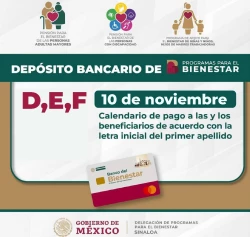 Continúa dispersión de pensiones para el Bienestar