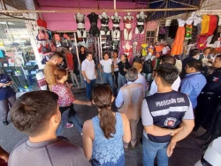 Activan operativos de prevención en primer cuadro de Ciudad Obregón
